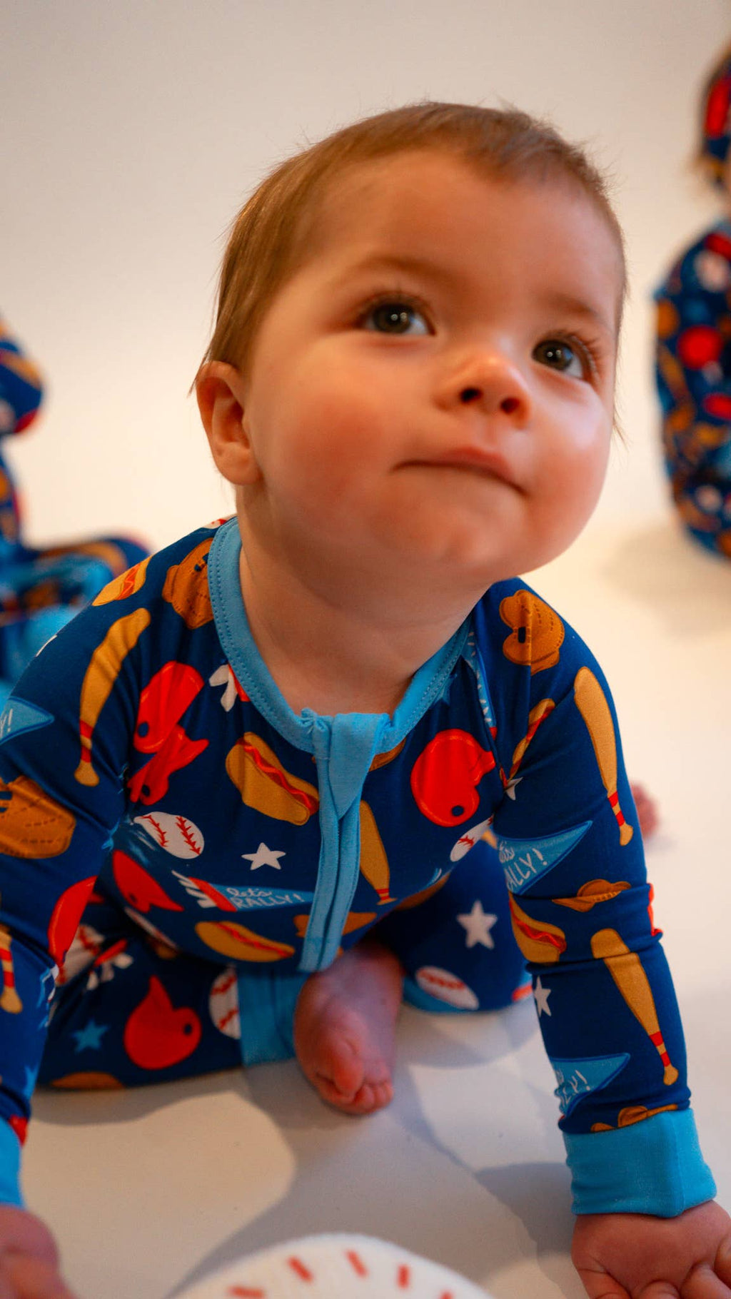 Baseball Bamboo Zippy Pajamas