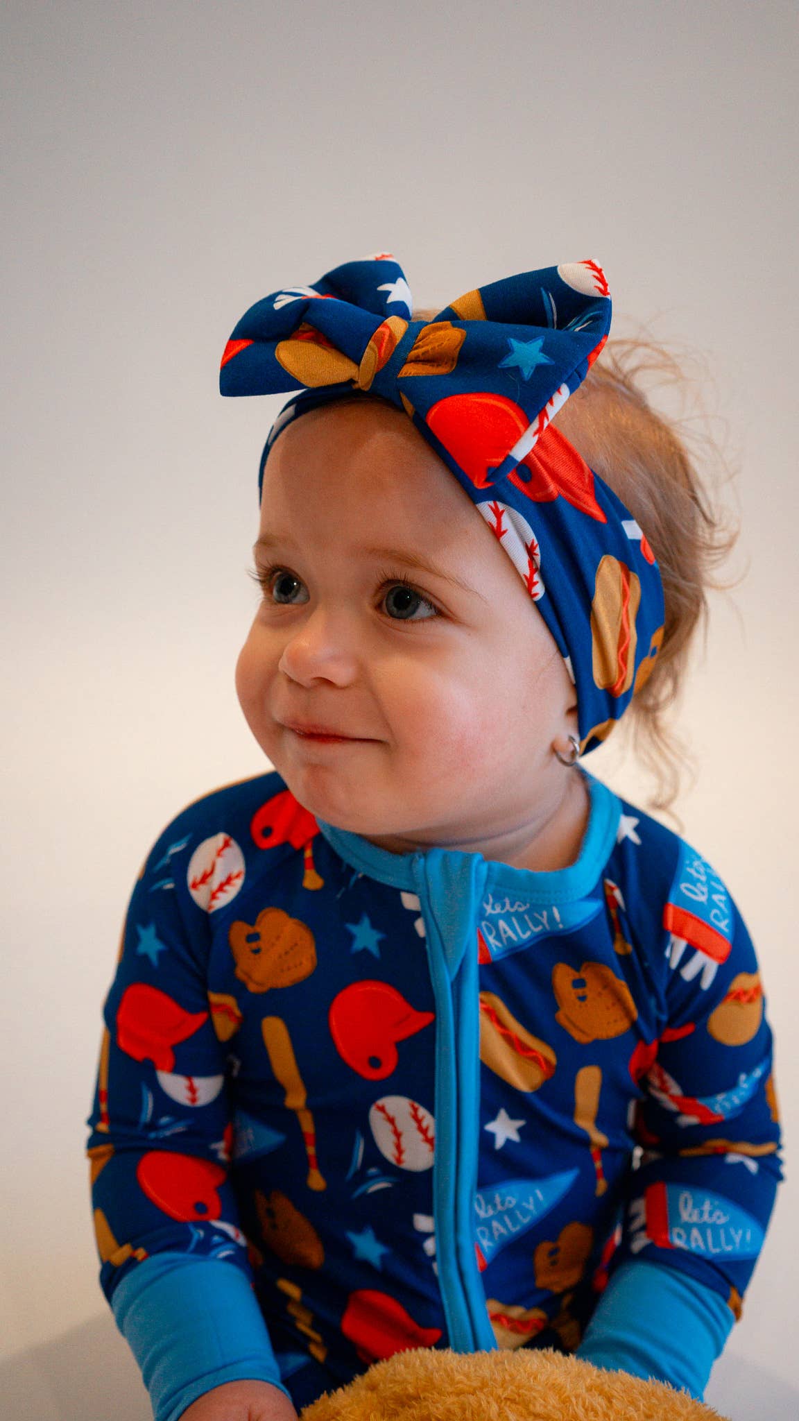 Baseball Bamboo Zippy Pajamas