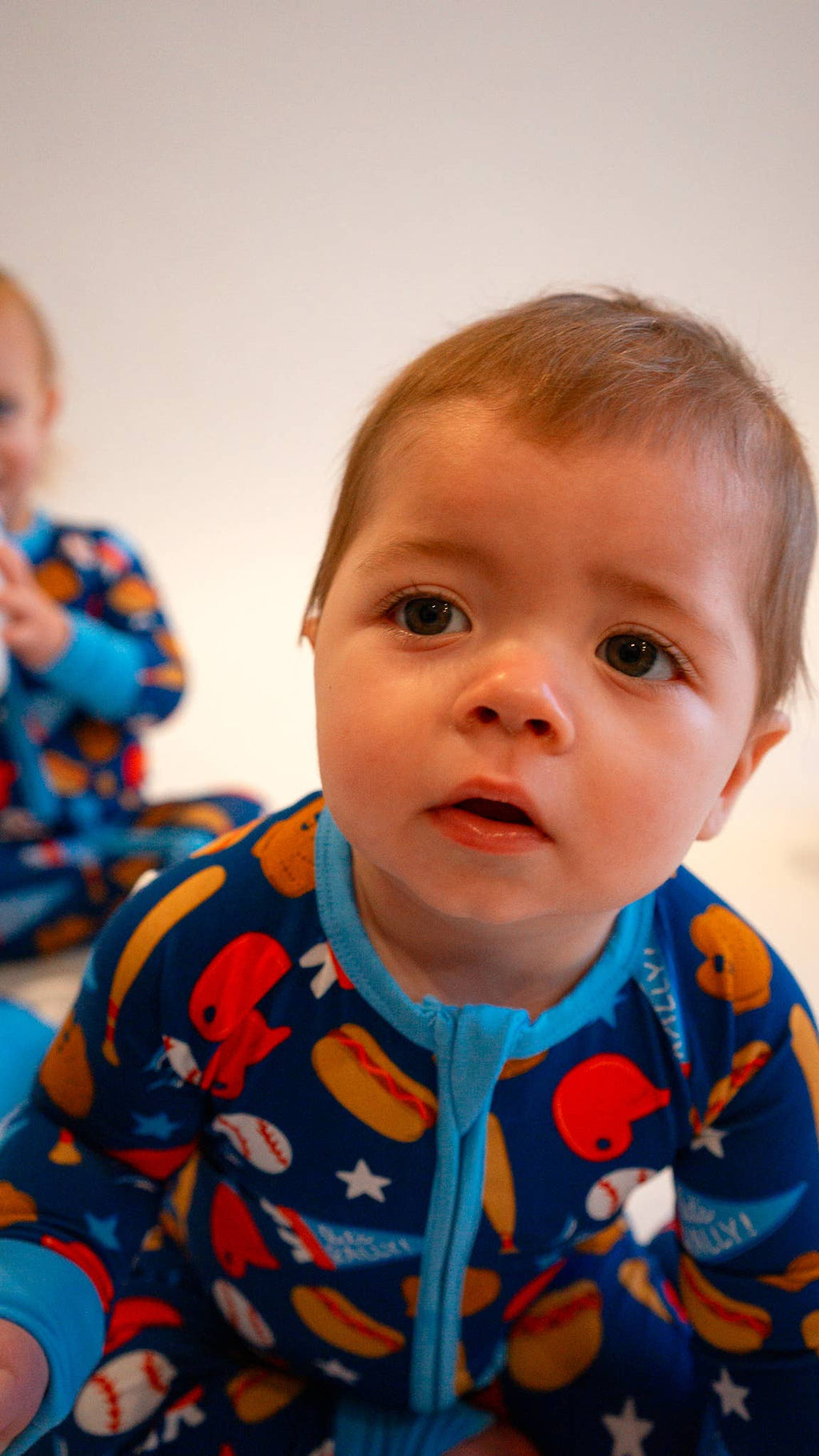 Baseball Bamboo Zippy Pajamas