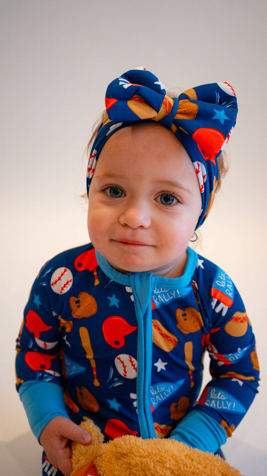 Baseball Bamboo Zippy Pajamas