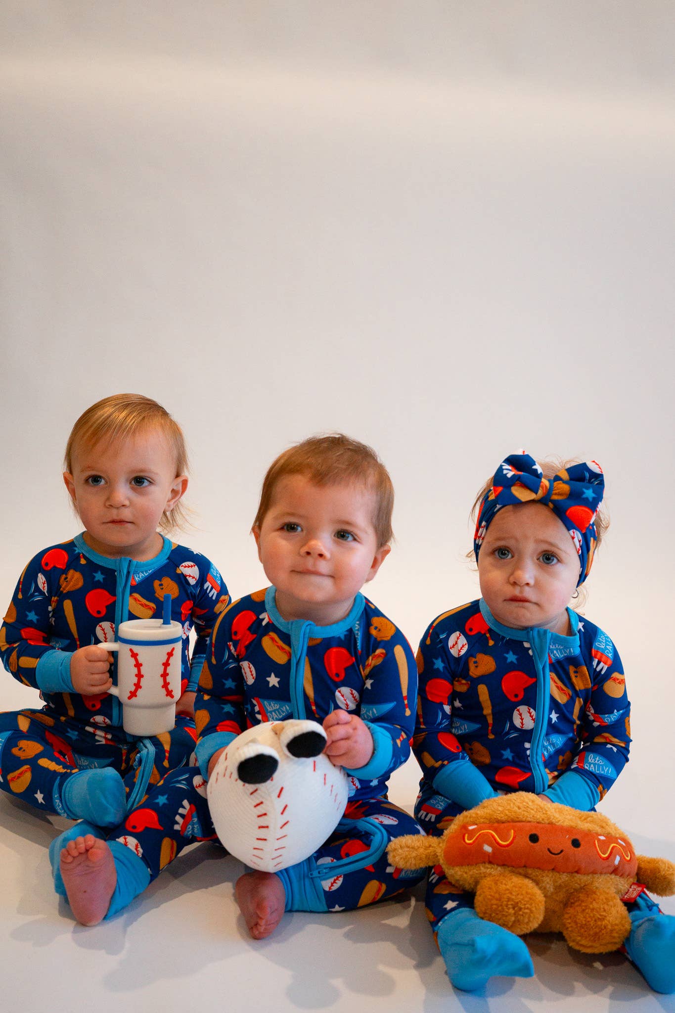 Baseball Bamboo Zippy Pajamas