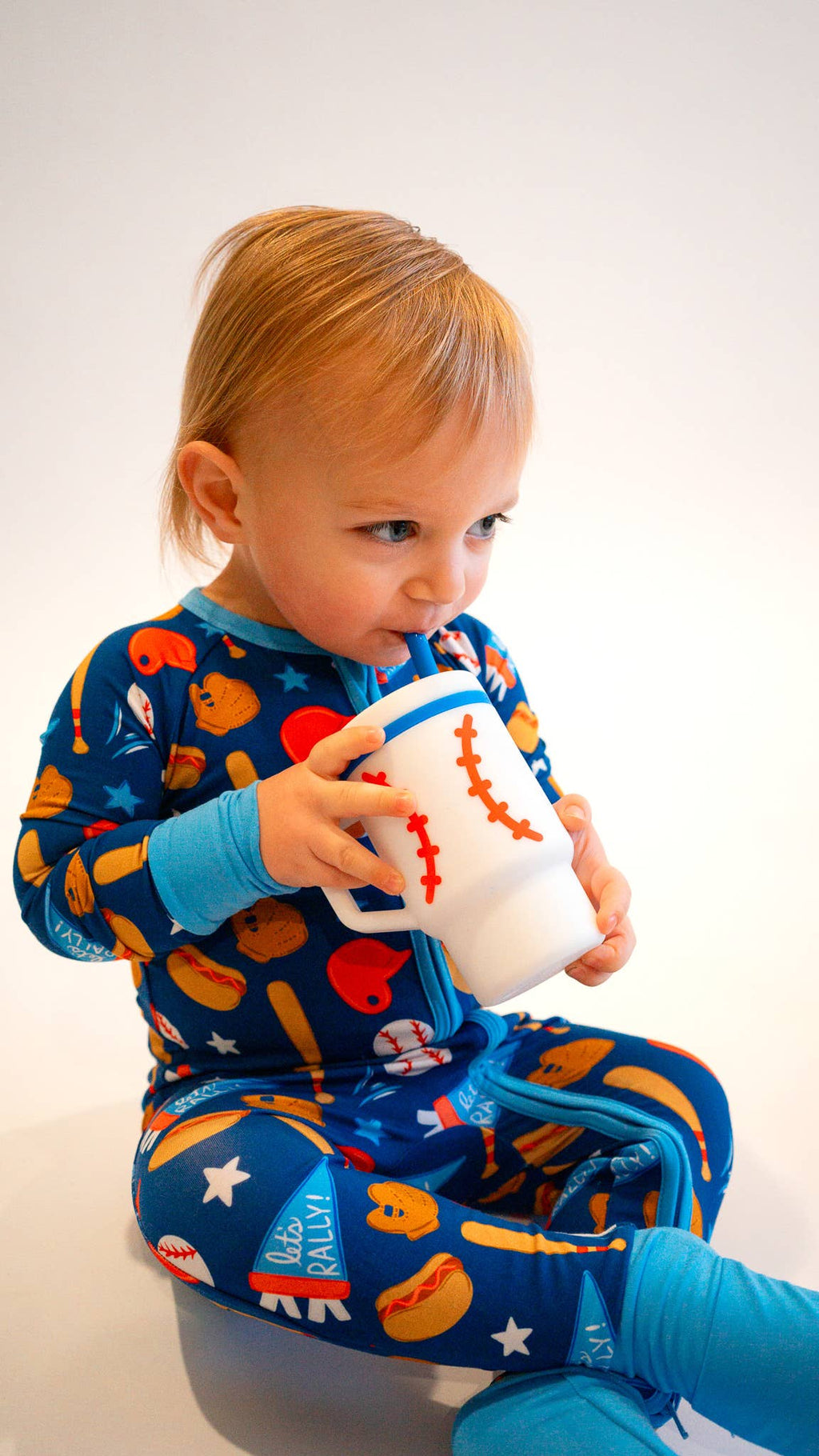 Baseball Bamboo Zippy Pajamas