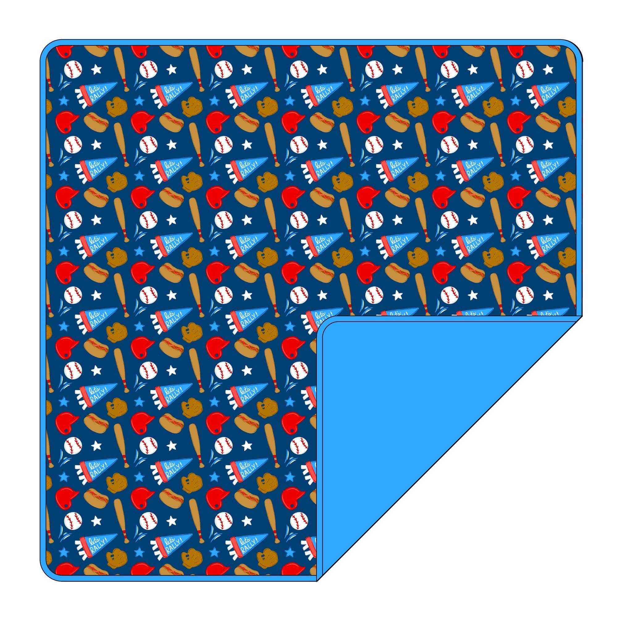 Baseball Bamboo Blanket
