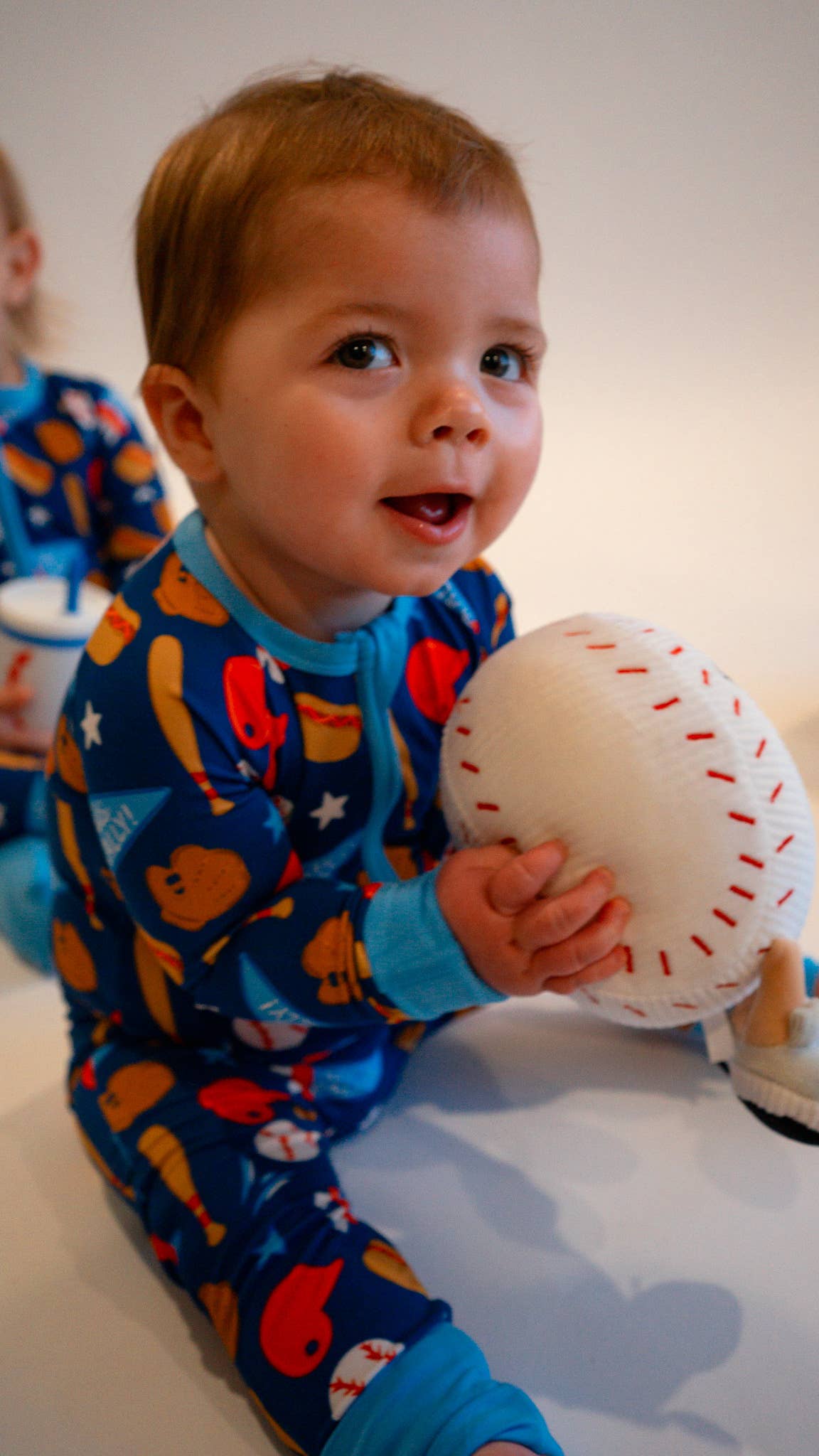 Baseball Bamboo Zippy Pajamas